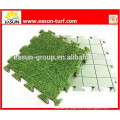 Artificial Turf Puzzle Mat with Interlocking XPE Backing